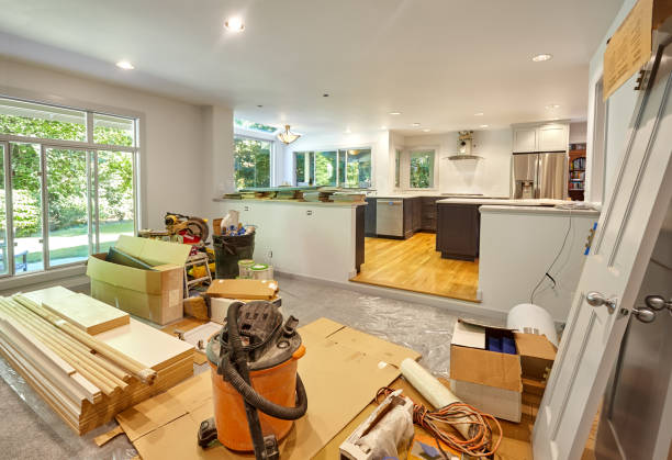 Professional Kitchen Island Installation technician working in Apollo Beach, FL
